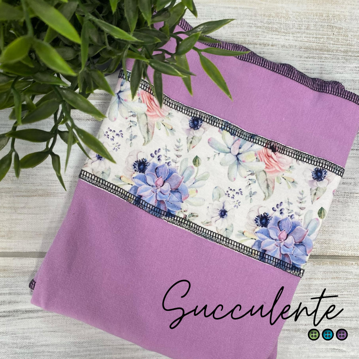 ARIGAFOUF ARIANE CARRÉE | Bambou/Coton | Couche plate bande à motif - prêt à partir