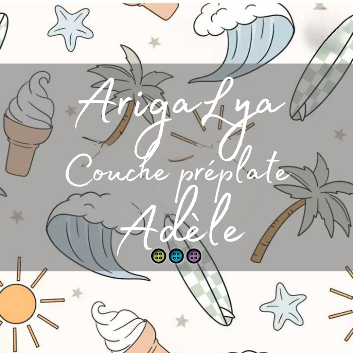 ARIGALYA | MOTIF JUIN SUMMER | PRÉPLATE ADÈLE
