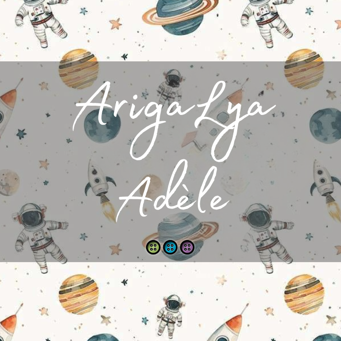 ARIGALYA | MOTIF AVRIL ESPACE | PRÉPLATE ADÈLE