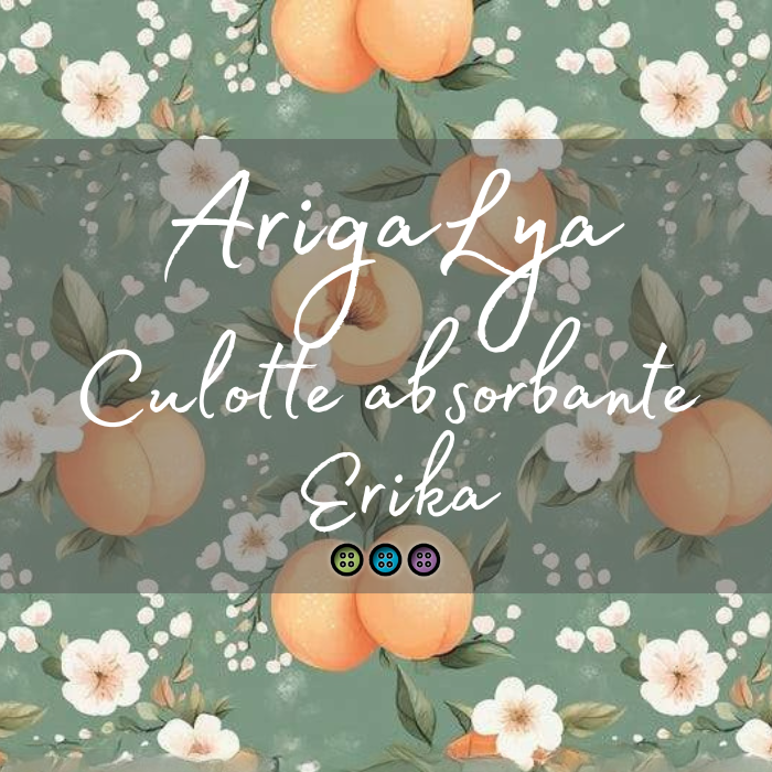 ARIGALYA | MOTIF AVRIL PÊCHE | CULOTTE ABSORBANTE ERIKA