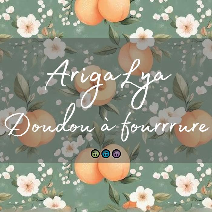 ARIGALYA | MOTIF AVRIL PÊCHE | DOUDOU À FOURRURE LYA