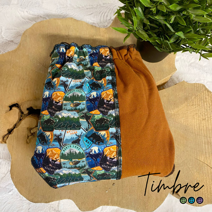 ERIKA | Culotte enfilable absorbante/Couche moulée | Taille Large 40-100 livres - prêt à partir