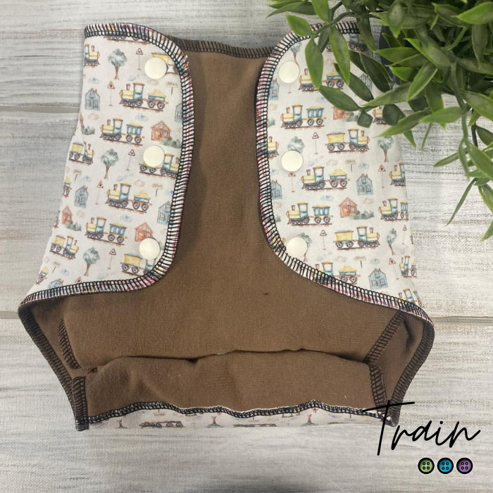 ERIKA | Culotte enfilable absorbante/Couche moulée | Taille Large 40-100 livres