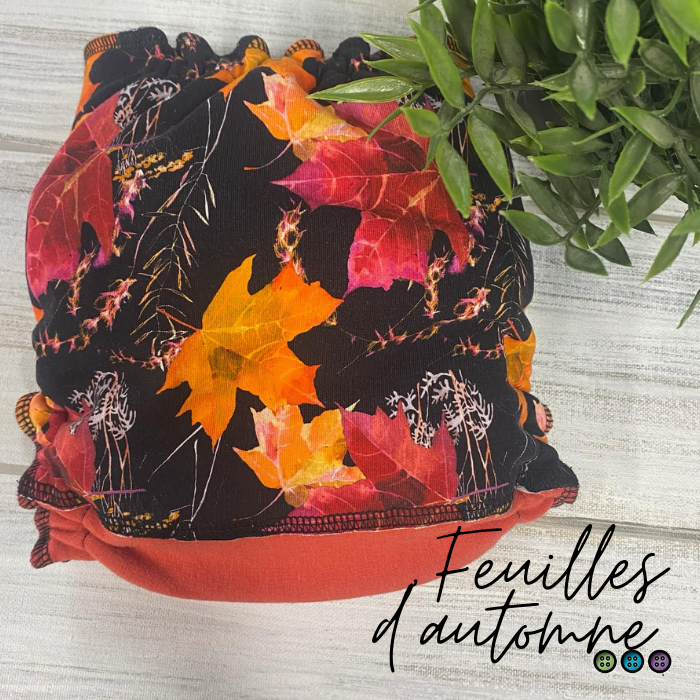 ERIKA | Culotte enfilable absorbante/Couche moulée | Taille Medium 12-45 livres