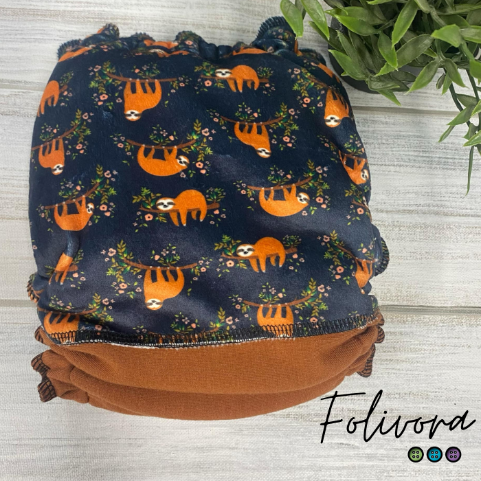 ERIKA | Culotte enfilable absorbante/Couche moulée | Taille Medium 12-45 livres