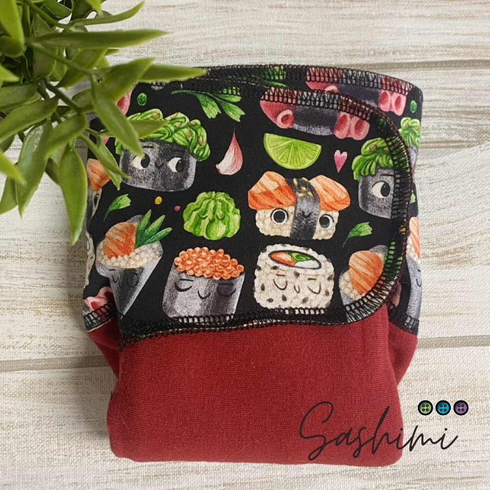 ADÈLE | PRÉPLATE | Couche lavable pré-boostée pré-assemblée | Taille Small