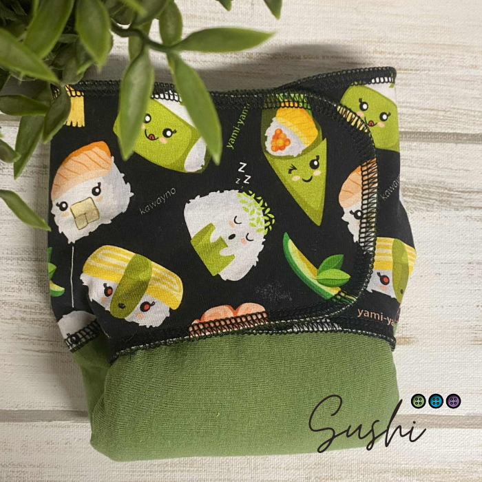 ADÈLE | PRÉPLATE | Couche lavable pré-boostée pré-assemblée | Taille Small