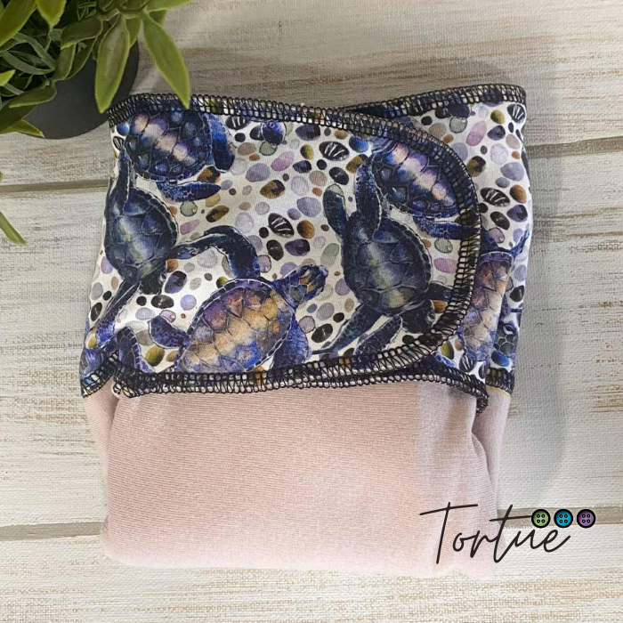 ADÈLE | PRÉPLATE | Couche lavable pré-boostée pré-assemblée | Taille Small