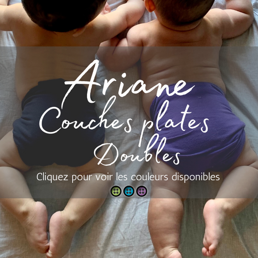 ARIANE DOUBLE FRENCH TERRY | Bambou/Coton | Couche plate en French terry