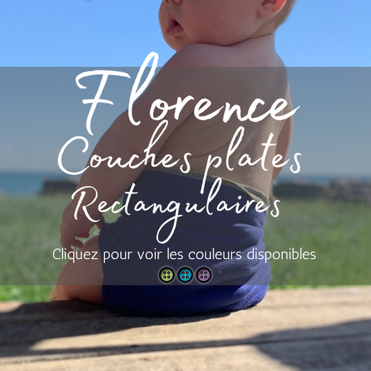FLORENCE RECTANGLE FRENCH TERRY | TENCEL Lyocell/Coton | Couche plate en French Terry