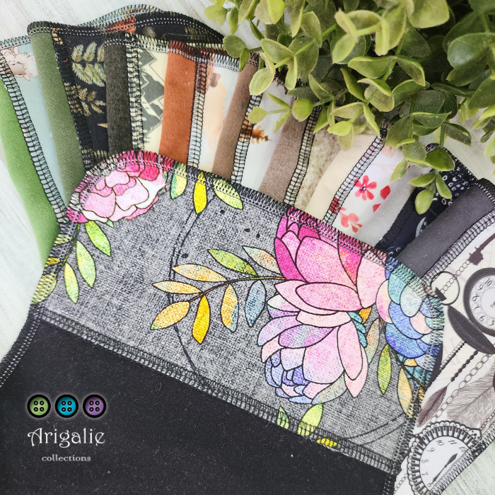 ARIGALYA | MOTIF AVRIL ESPACE | ARIGALINGETTES/MOUCHOIRS LAVABLES