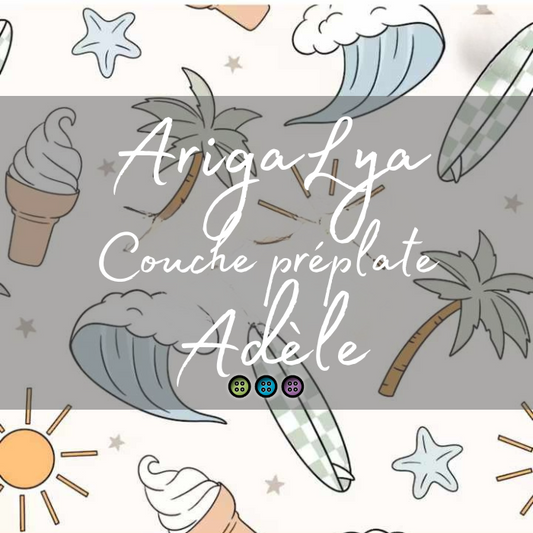 ARIGALYA | MOTIF JUIN SUMMER | PRÉPLATE ADÈLE