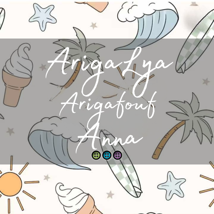 ARIGALYA | MOTIF JUIN SUMMER | ARIGAFOUF ANNA | Mérinos/Bambou