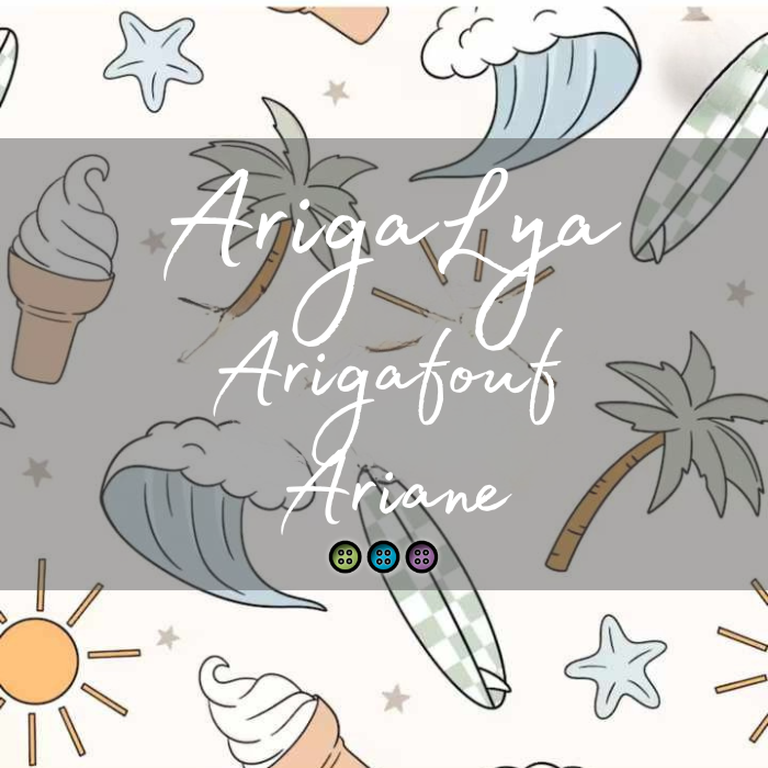 ARIGALYA | MOTIF JUIN SUMMER | ARIGAFOUF ARIANE | Bambou/Coton
