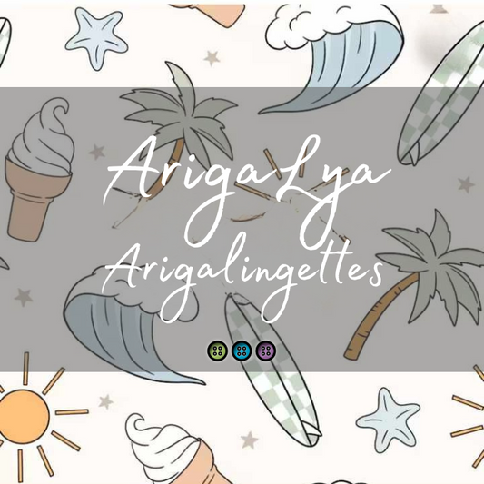 ARIGALYA | MOTIF JUIN SUMMER | ARIGALINGETTES/MOUCHOIRS LAVABLES