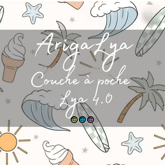 ARIGALYA | MOTIF JUIN SUMMER | COUCHE À POCHE LYA 4.0