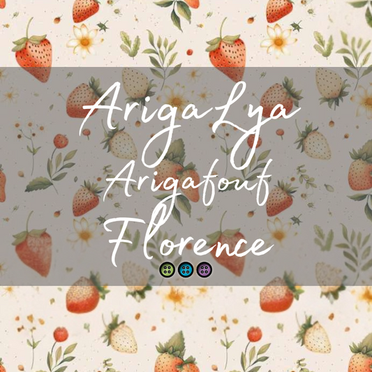 ARIGALYA | MOTIF JUIN FRAISES | ARIGAFOUF FLORENCE | TENCEL Lyocell/Coton