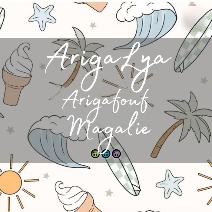 ARIGALYA | MOTIF JUIN SUMMER | ARIGAFOUF MAGALIE | Bambou/Chanvre