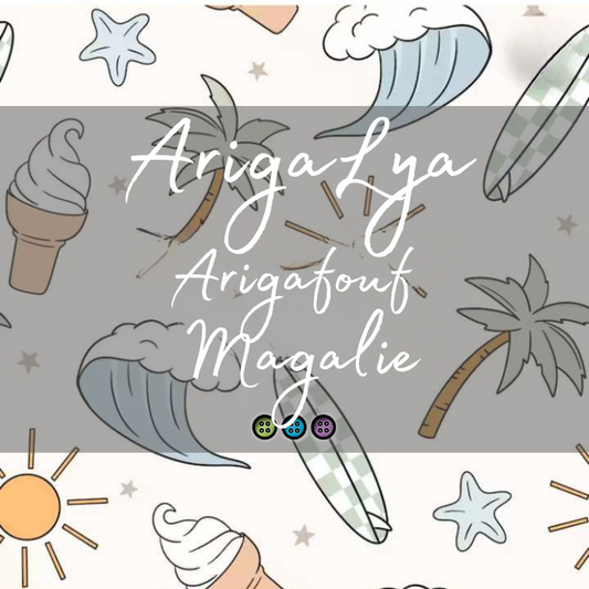 ARIGALYA | MOTIF JUIN SUMMER | ARIGAFOUF MAGALIE | Bambou/Chanvre