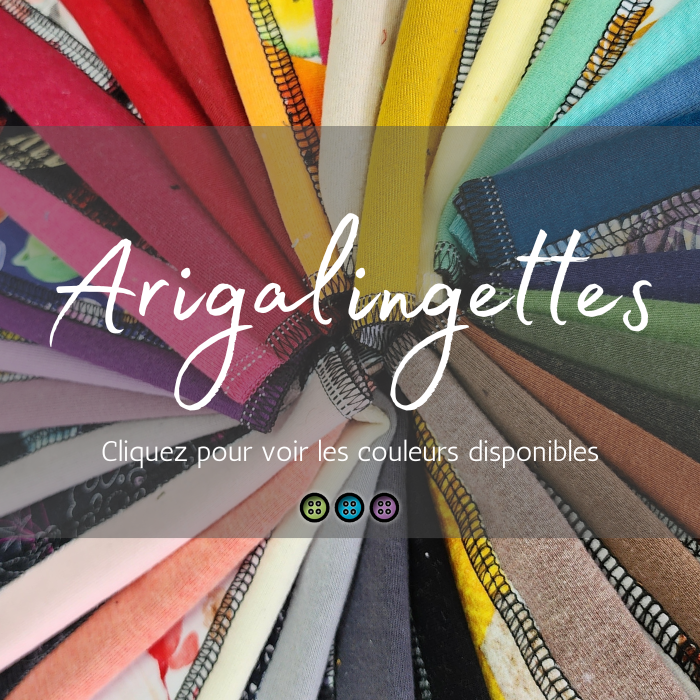 ARIGALINGETTES | Mouchoirs/lingettes lavables