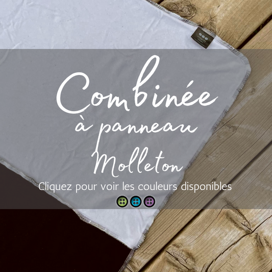 COMBINÉE À PANNEAU | Couche plate en Molleton