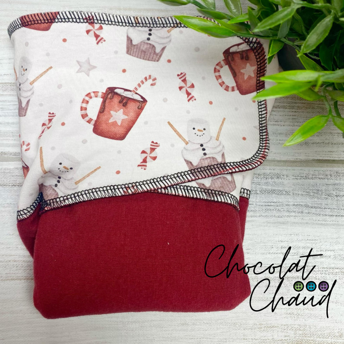 ADÈLE | PRÉPLATE | Couche lavable pré-boostée pré-assemblée | Taille Medium