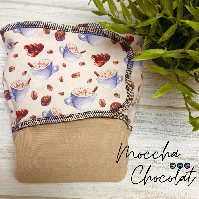 ADÈLE | PRÉPLATE | Couche lavable pré-boostée pré-assemblée | Taille Medium