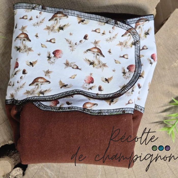 ADÈLE | PRÉPLATE | Couche lavable pré-boostée pré-assemblée | Taille large