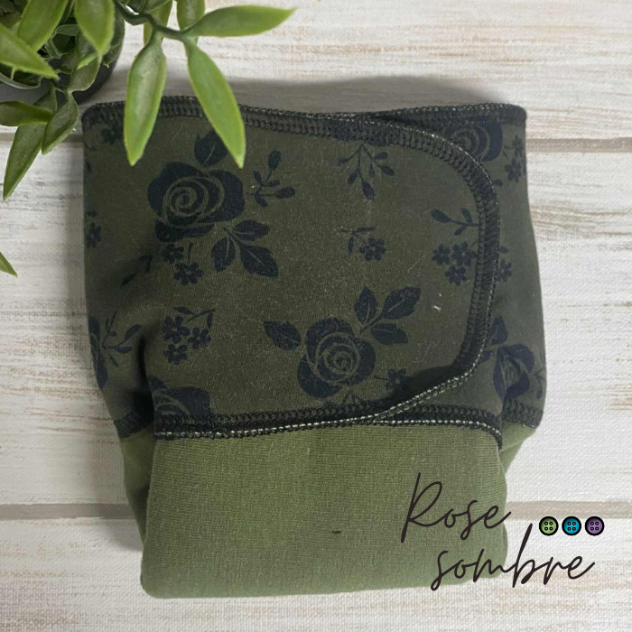 ADÈLE | PRÉPLATE | Couche lavable pré-boostée pré-assemblée | Taille Small