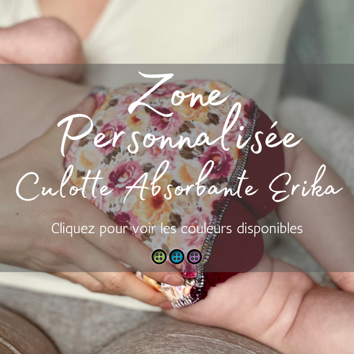 ZONE PERSONNALISÉE | CULOTTE ABSORBANTE ERIKA