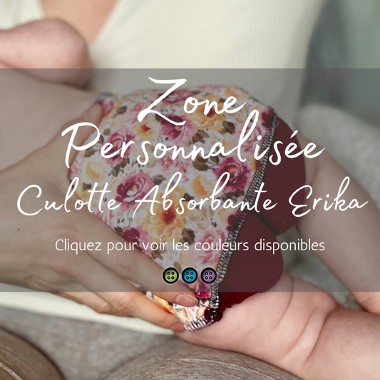 ZONE PERSONNALISÉE | CULOTTE ABSORBANTE ERIKA