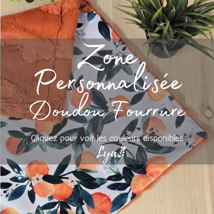 ZONE PERSONNALISÉE | DOUDOU À FOURRURE LYA
