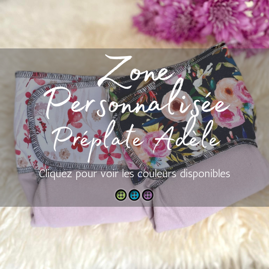 ZONE PERSONNALISÉE | PRÉPLATE ADÈLE